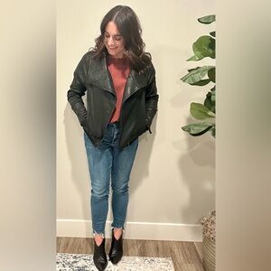 Dance & Marvel Black Leather Jacket